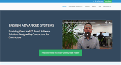 Desktop Screenshot of ensignonline.co.uk